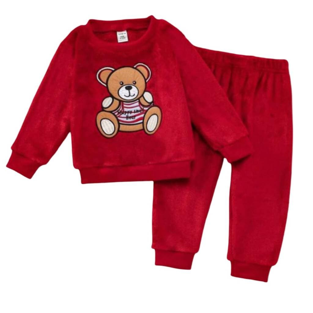 Conjunto Infantil Bebê Peluciado Inverno Quentinho Menino/Unissex
