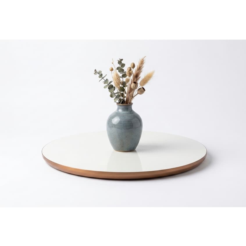 Tampo para Mesa Lateral Redondo em MDF 35cm Decoração