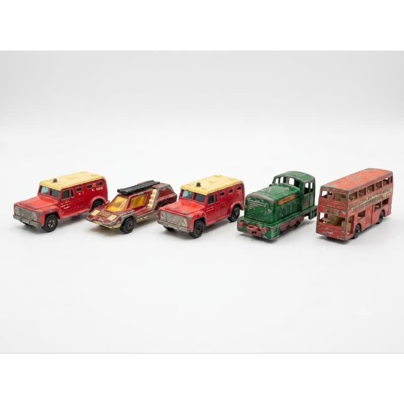​Miniatura Matchbox Carro Blindado / Carro Forte Vintage Red – Raridade Colecionável