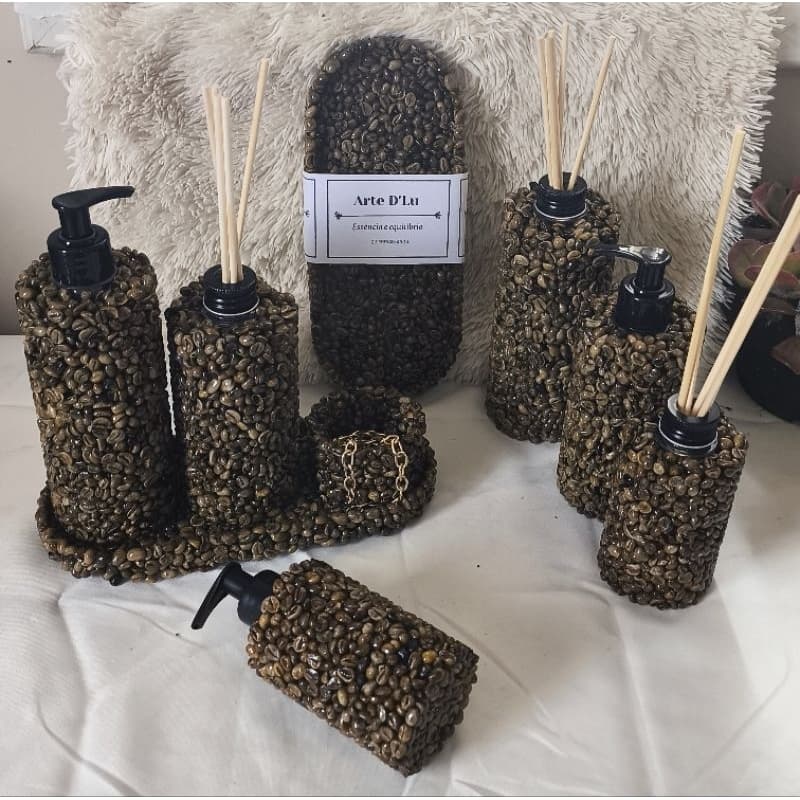 Kit lavabo grãos de café Monte seu kit Personalizado