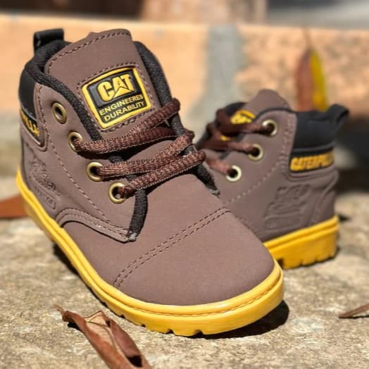 Botinha bebe infantil Caterpillar coturno Pronta entrega