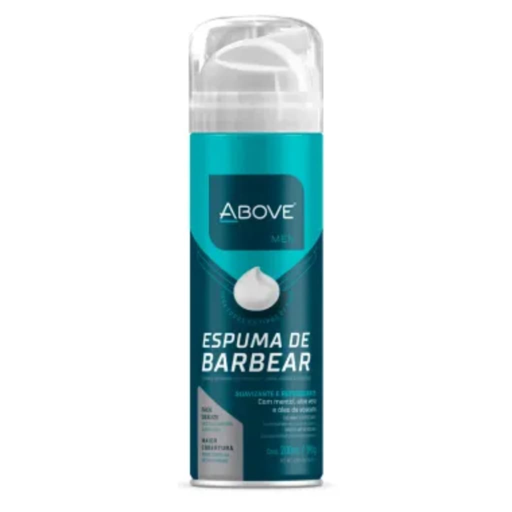 Espuma De Barbear 200ml - Suaviza o Deslize e Proporciona Conforto
