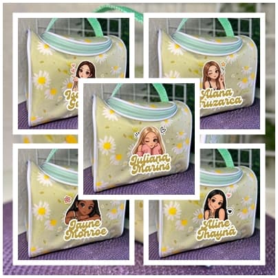 Bolsa personalizada com nome