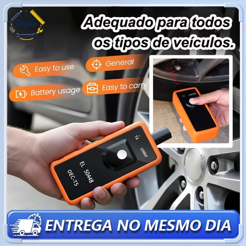 Calibrador Linha Gm Ativação Sensor Pneu Para Tpms El-50448
