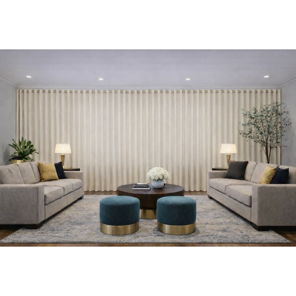 Cortina Letícia 12,00 x 2,80 | Cortina Suprema, Beleza e Sofisticação para Todos os Ambientes
