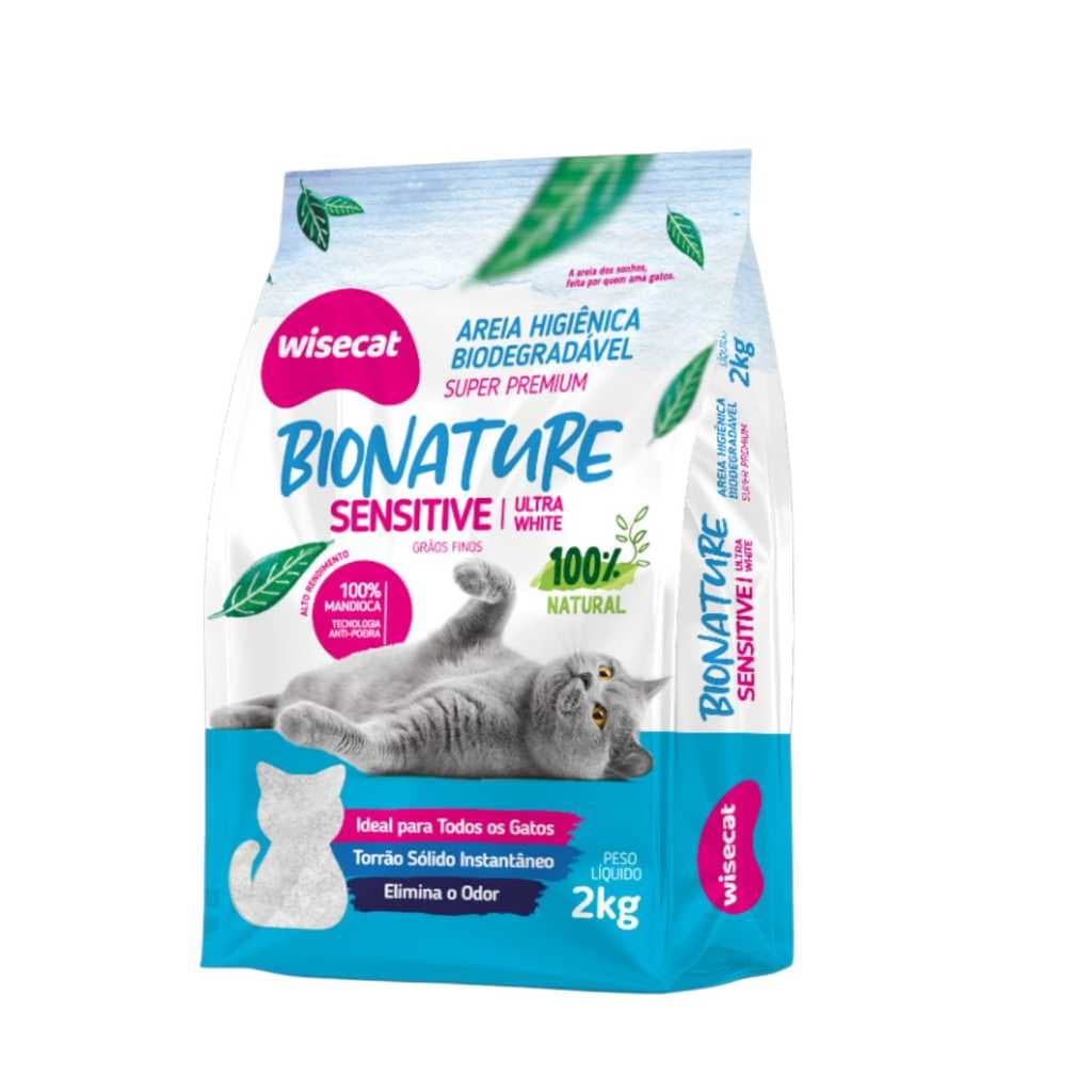 areia para gato | areia biodegradável gato | Grãos Finos | Arei Higiênica de Mandioca 100% Natural