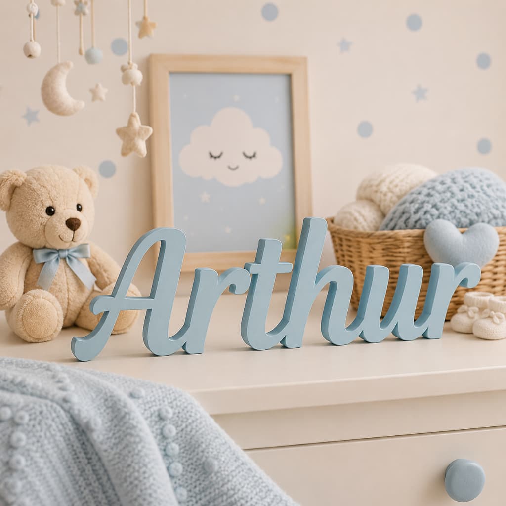 Letreiro Nome Personalizado Decorativo Infantil 3D