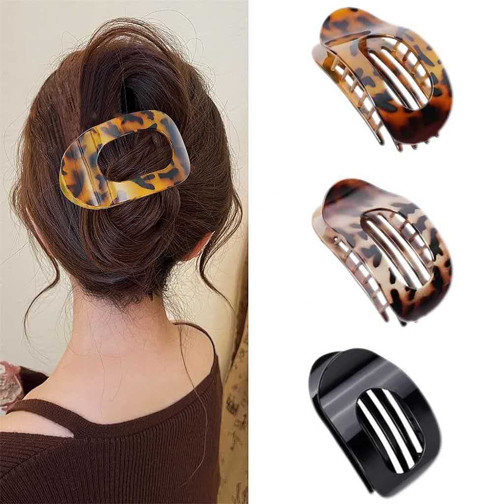 Presilha de Cabelo Oval Garra Coreana Piranha de Cabelo