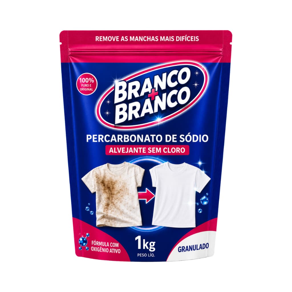 Percarbonato De Sódio 100% Puro Tira Manchas Roupas Brancas e Coloridas