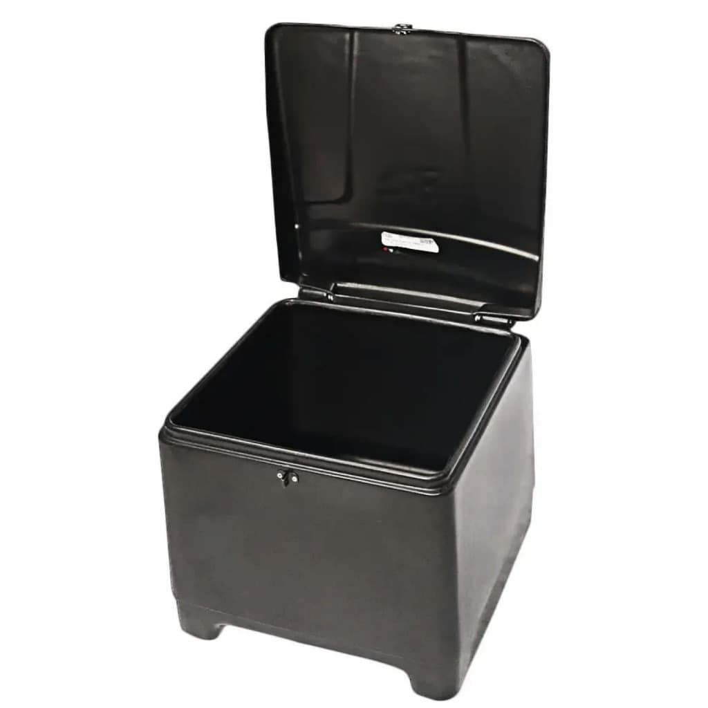 Baú resiplastic 90L Quadrado Reforçado entrega P/motoboy