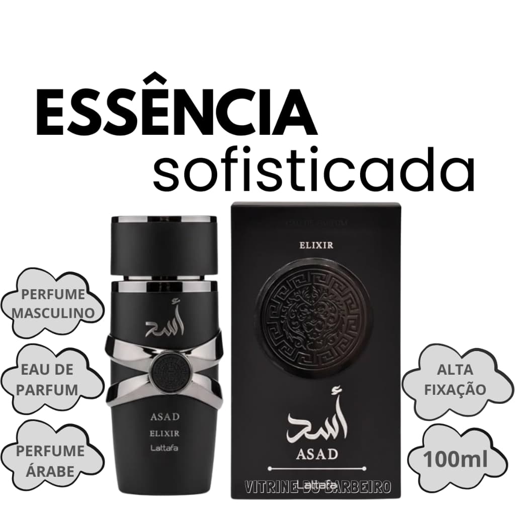 Perfume Asad Elixir Masculino Eau Perfum Masculino Intenso!!