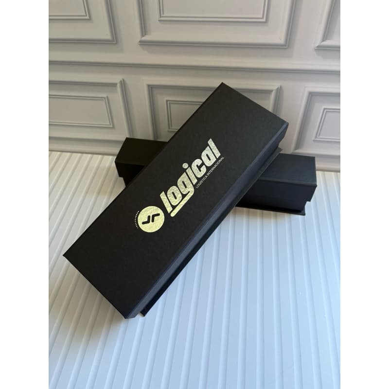 Caixa cartonada mini Chandon personalizada - fechamento laço ou imã - Personalize com sua logo ou nome