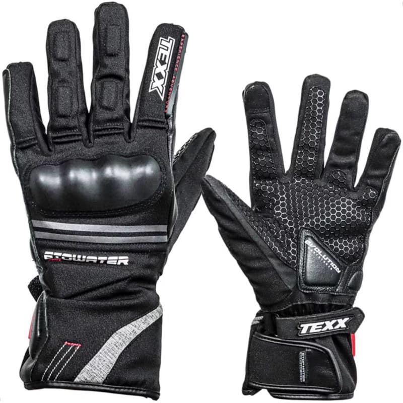 Luva Moto Texx Biowater Stopwater V3 Resistente À Água Touch