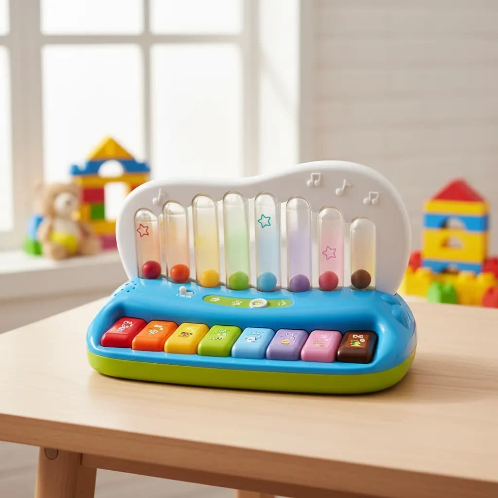 TECLADINHO INTELIGENTE BILÍNGUE PARA CRIANÇA TECLADO INFANTIL MUSICAL