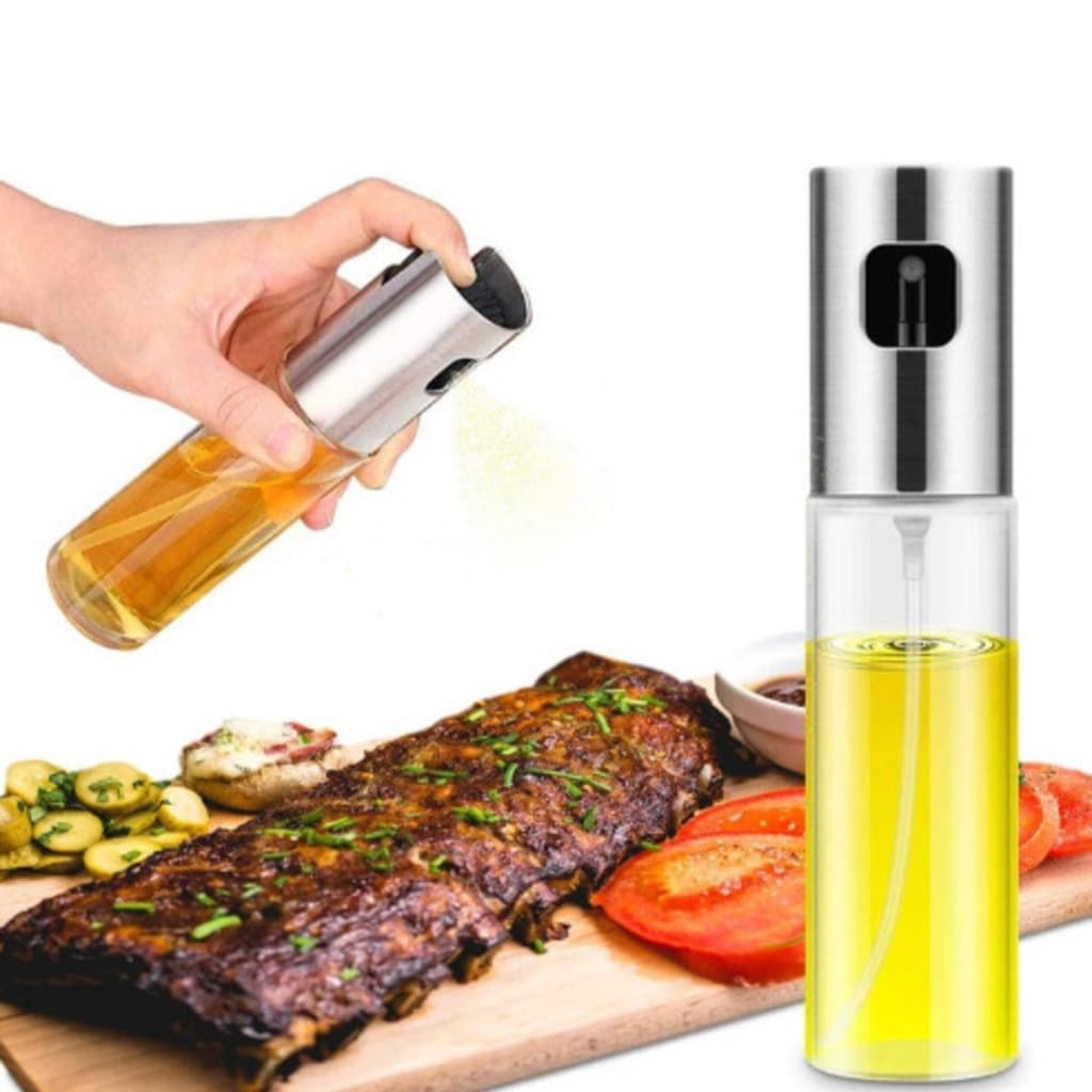 Spray Pulverizador Vidro Borrifador Azeite Vinagre Essências De Cozinha 100ml