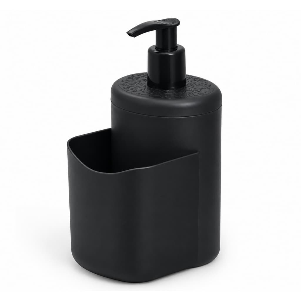 Dispenser Porta Detergente 500ml Com Suporte Bucha