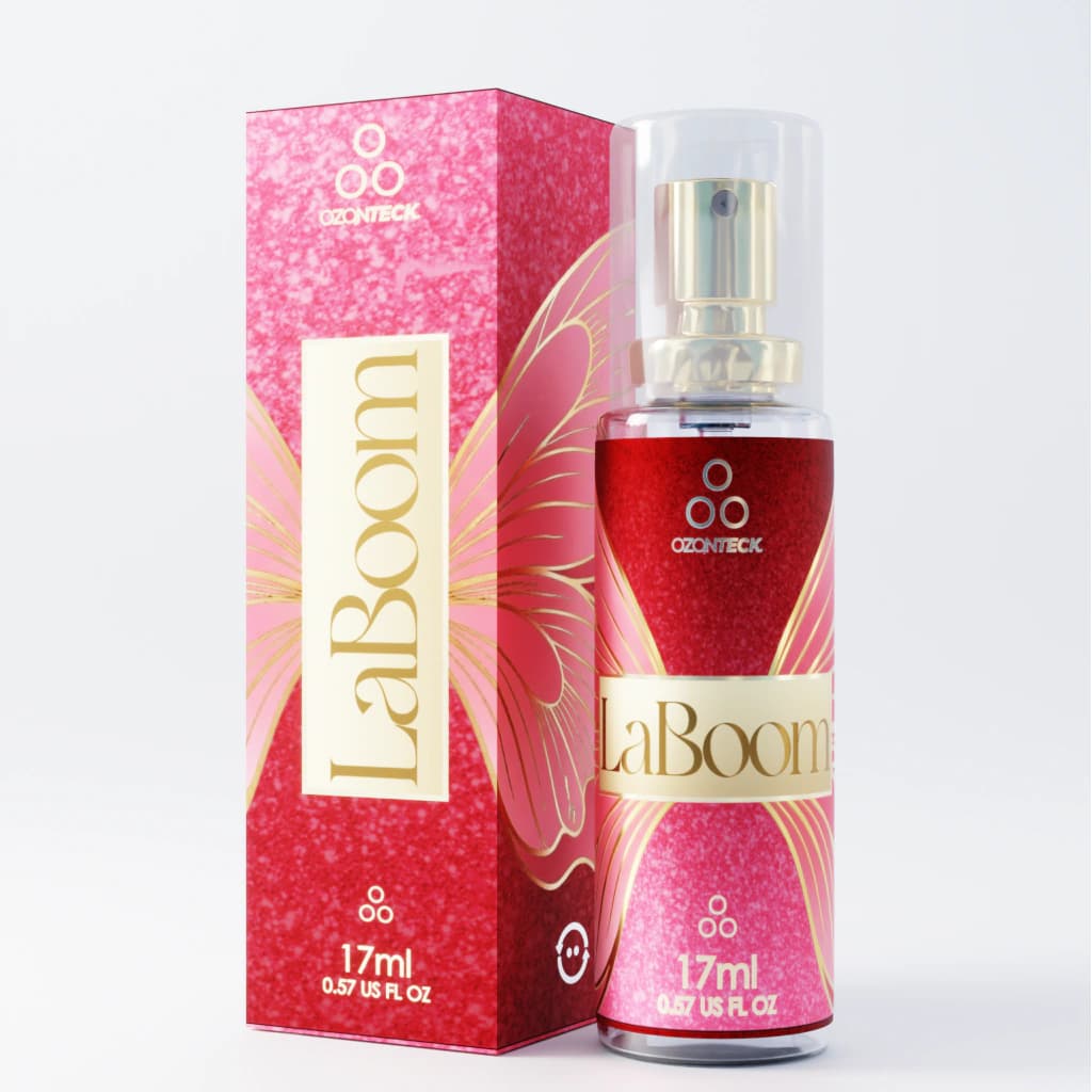 Perfume Feminino Laboom Ozonteck 17ml | Fixação Excelente 33% Essência Floral | Original Ozonteck
