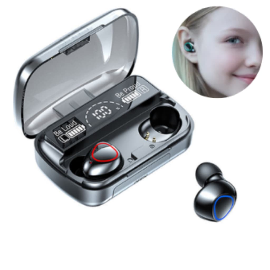 Fone Bluetooth M10 Sem Fio com Case Power Bank