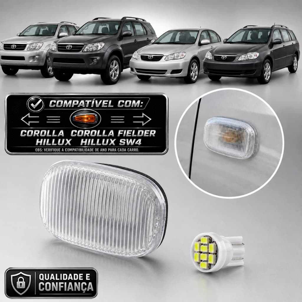 Lanterna Pisca Seta Lateral Corolla Fielder 2003 a 2008