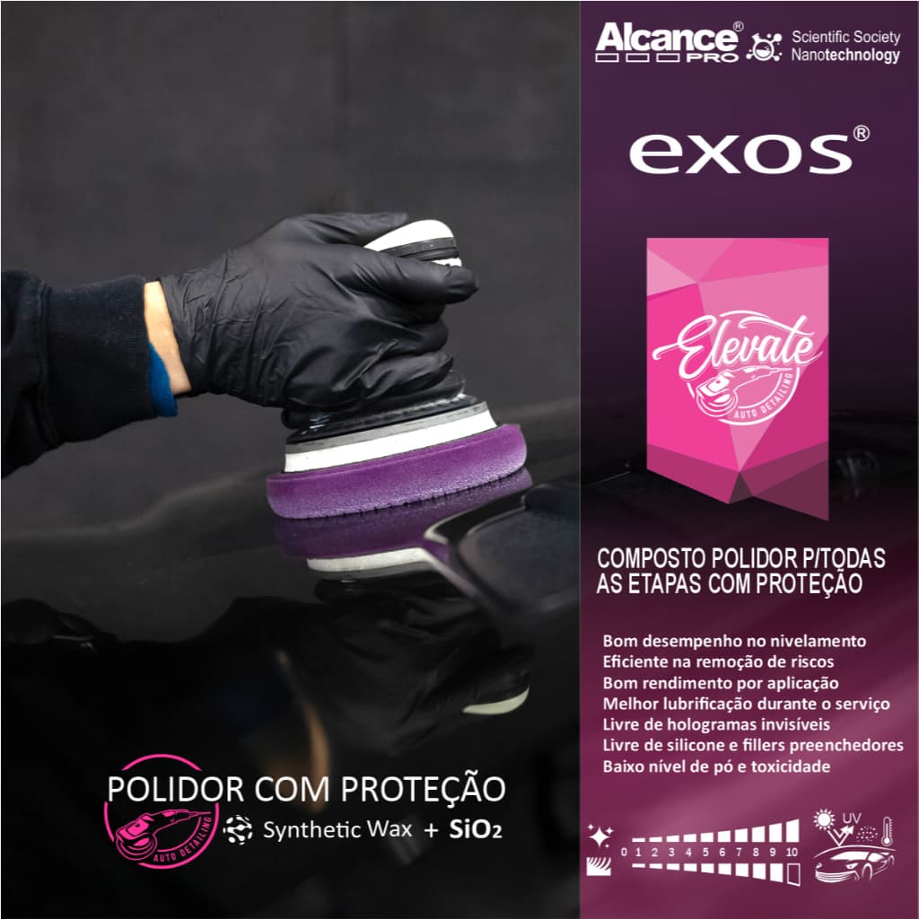 Composto Polidor Exos Synthetic Wax + Sio2 636g Alcance