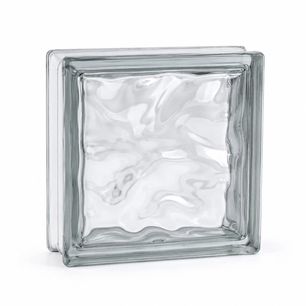 Bloco Tijolo Vidro 19x19x8 Transparente