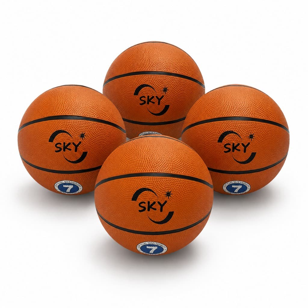 Kit 4 Bolas de Basquete Sky A70-5 Treino Recreação