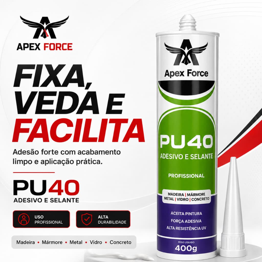 PU40 Cola e Veda Tudo Apex Force 360g