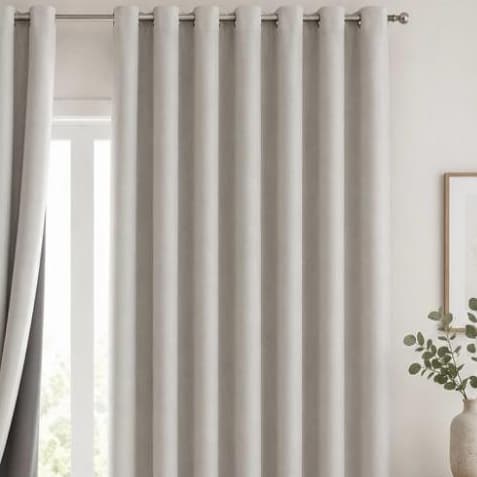 Cortina Blackout Corta Luz Cinza 2,80alt X3,00larg para Porta Sala,quarto Decoraçao