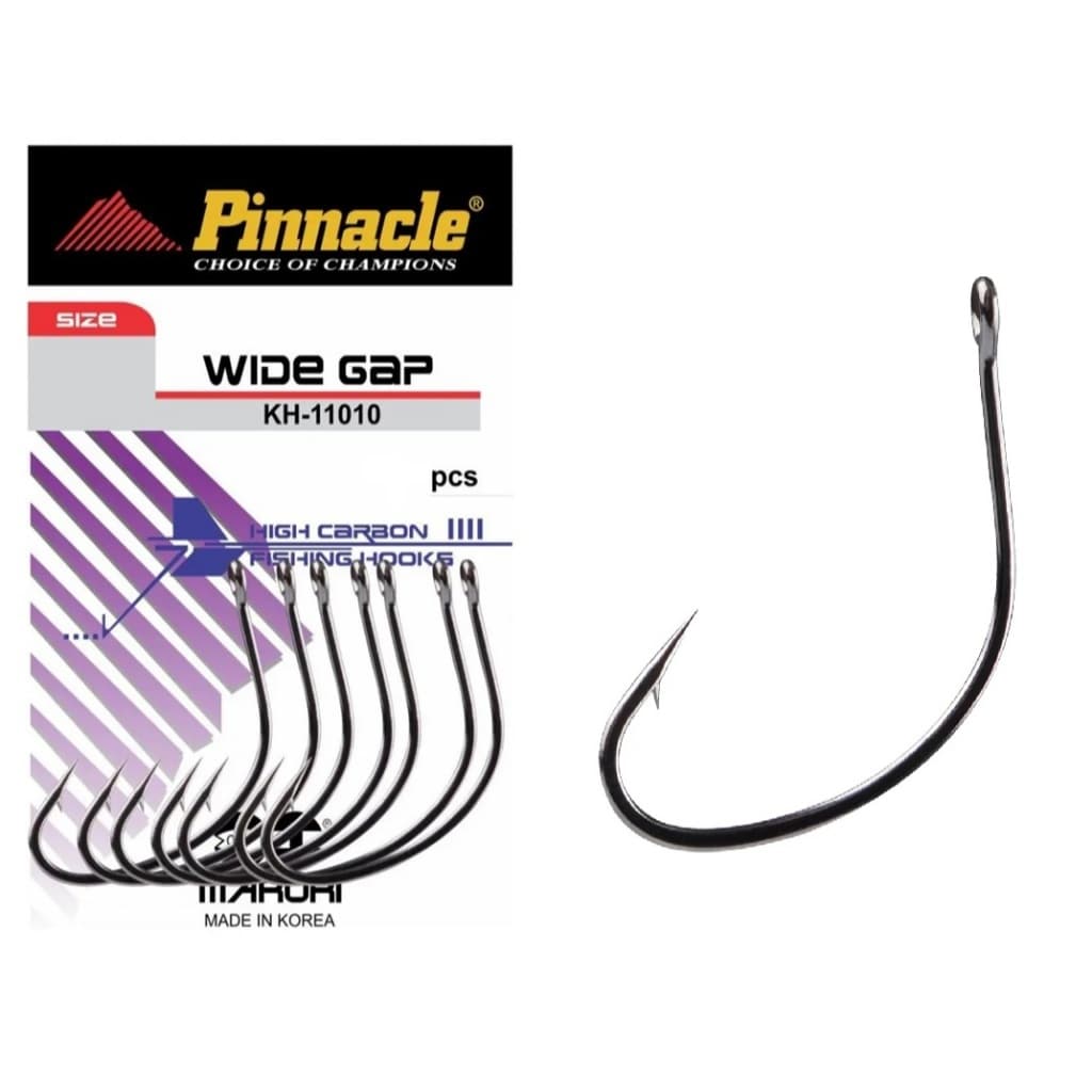 Anzol Pesca Cartela Pinnacle Wide Gap Kh-11010 Cartela