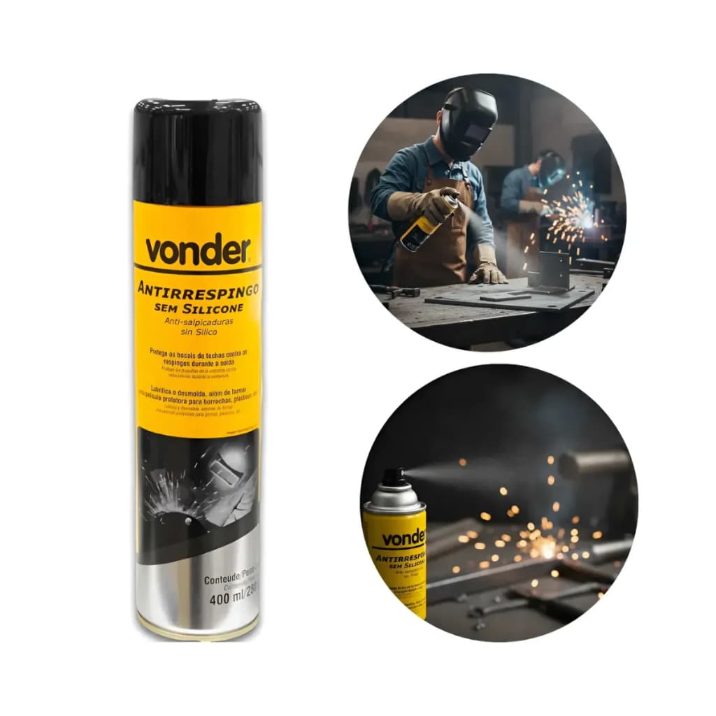 Antirespingo De Solda Sem Silicone 400ml Spray Vonder