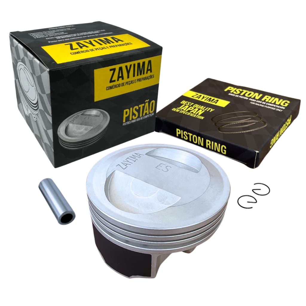 Pistão CRF Pino 15mm Taxado Álcool Zayima