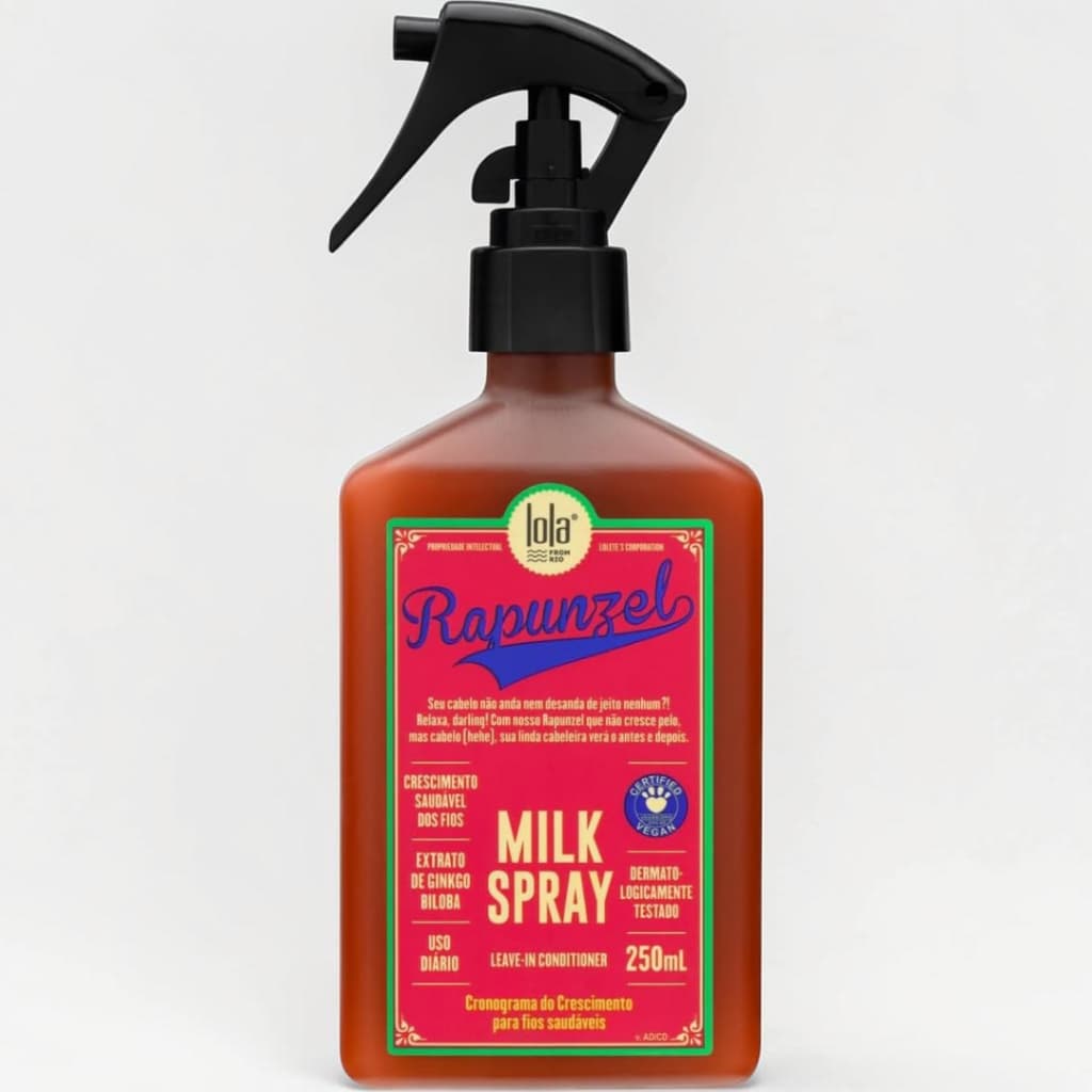 Lola Cosmetics Rapunzel Milk Spray Leave-in 250ml – Crescimento Capilar