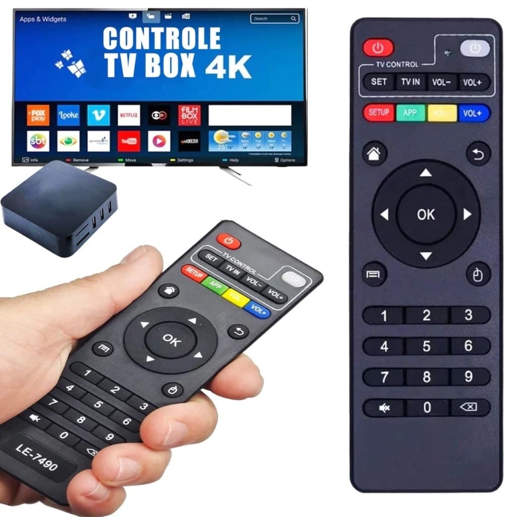Controle Remoto Universal Compatível Com Tv Box Envio Imediato