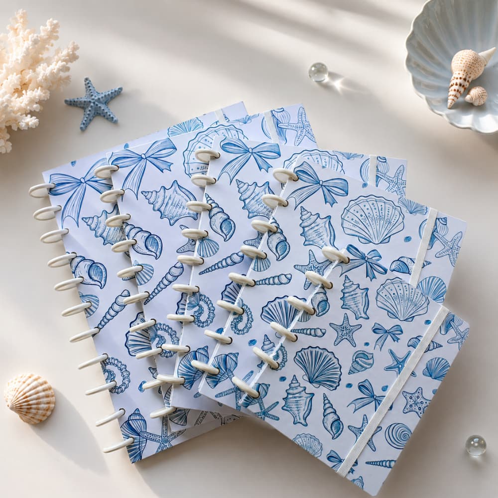Caderno De Discos Inteligente Classic - Fundo Do Mar