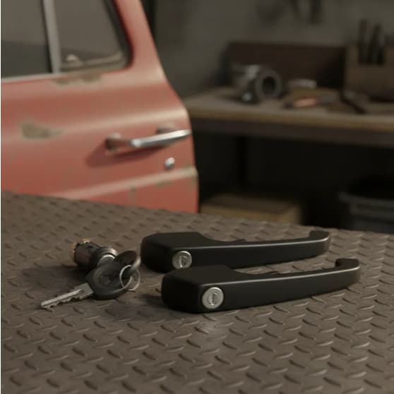 Conjunto Maçanetas da Porta e Cilindro de Ignição Volkswagen Worker Delivery Titan Tractor de 1981 a 2018