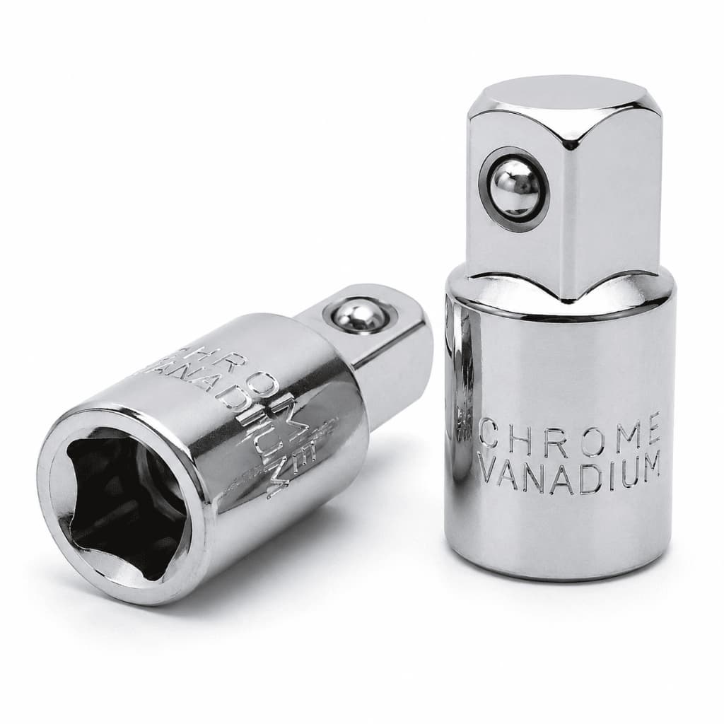 Adaptador Redutor Soquete 3/8 Para 1/2 Aço CR-V Profissional Eda Alta Resistência Cromo Vanádio