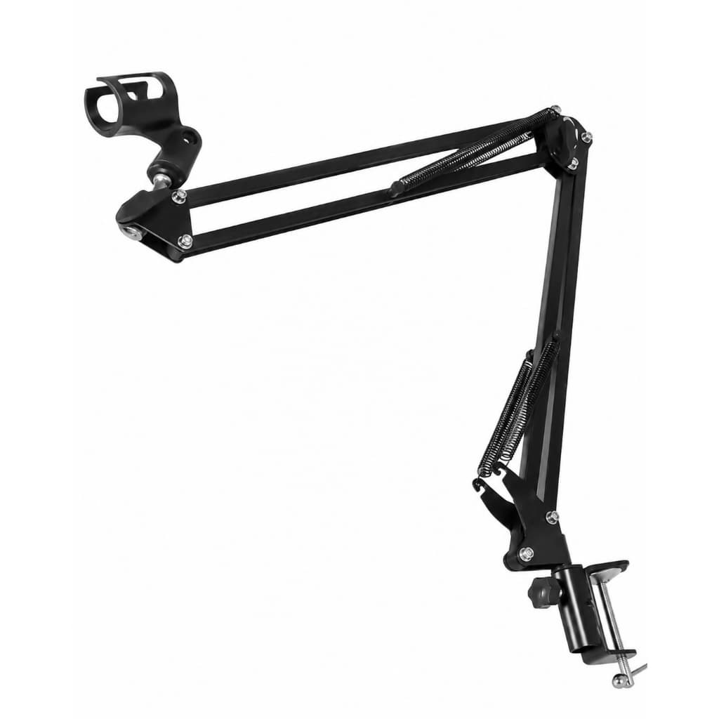 Suporte Pedestal Mesa Knup Microfone Condensador Articulável Preto