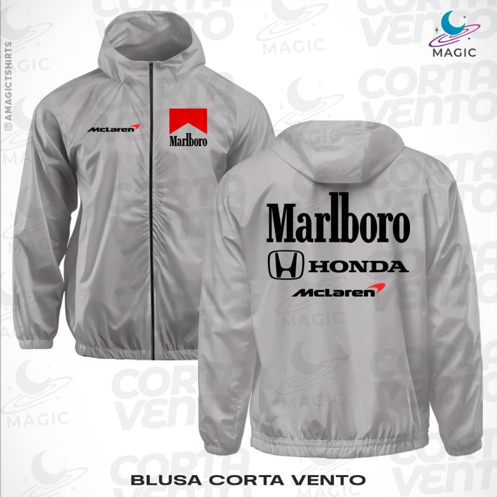 Blusa corta vento Sponsorships Mclaren - Honda 100% Microfibra