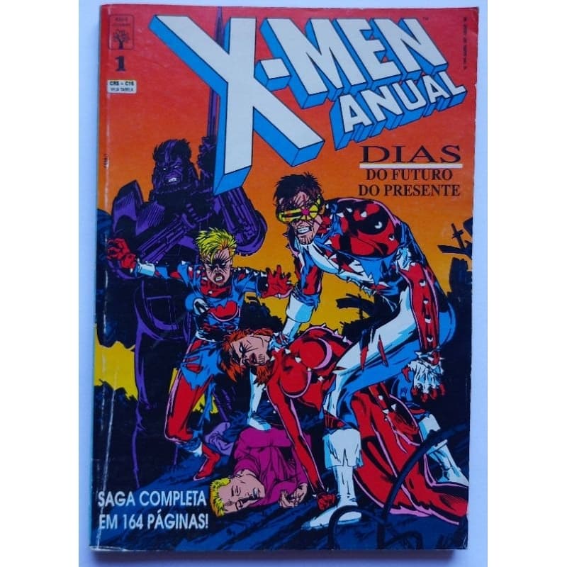 Gibi X-Men Anual Dias do Futuro Presente N° 1 Abril Jovem