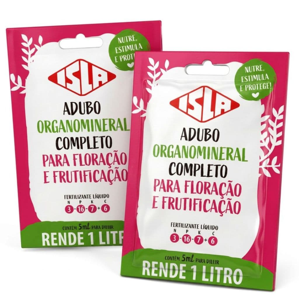 Fertilizante Para Planta Que Só Dá Folhas Estimula Flores E Frutos Rende 2L Kit Com 2