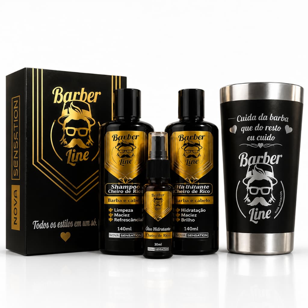 Kit Barba Presente Personalizados Romântico
