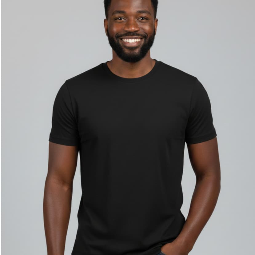 Camiseta Modal Masculina Não Amassa Antiodor Casual Conforto