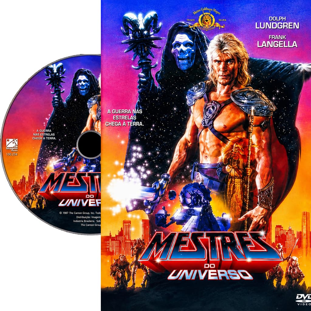 DVD - Mestre do Universo 1987 Clássico He-Man Filme