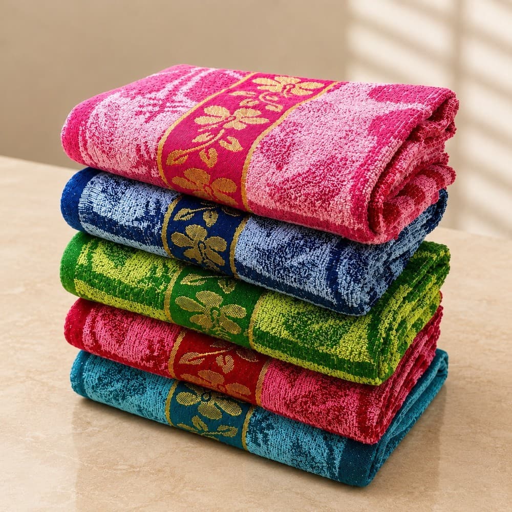 Kit Toalhas de Banho Grande 1,40 x 70 cm Macia Alta Absorção 100% Algodão