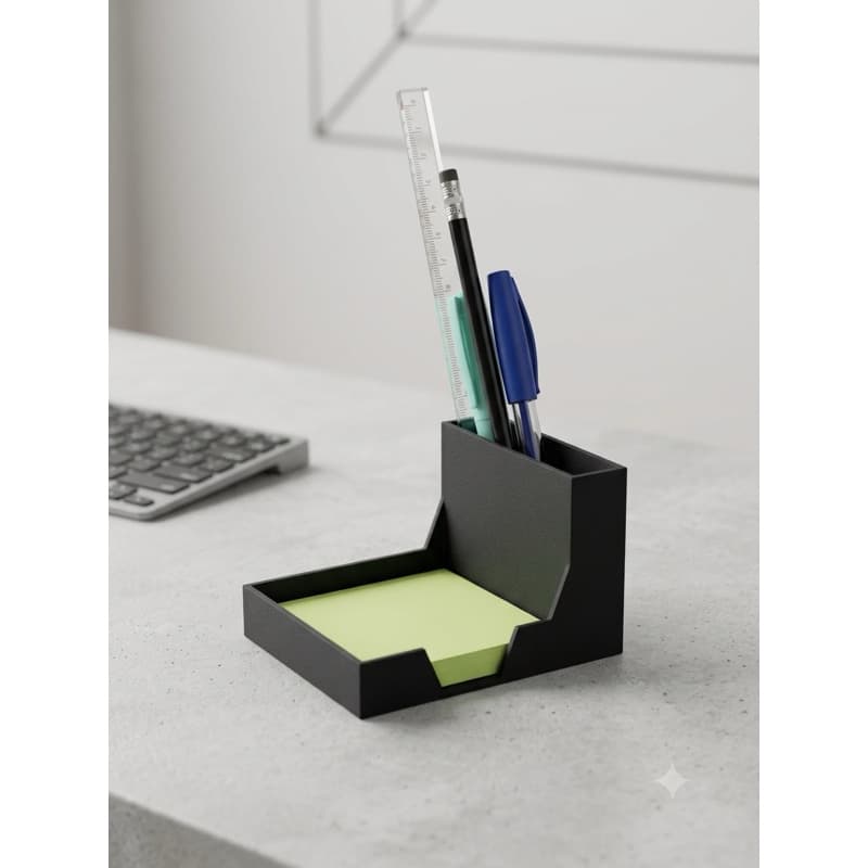 Organizador De Mesa Porta Canetas E Post-it Escritório Home Office