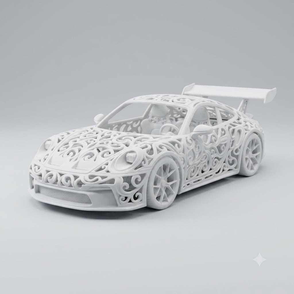 Miniatura Porsche 911 Gt3 Enfeite Decorativo Varias Cores
