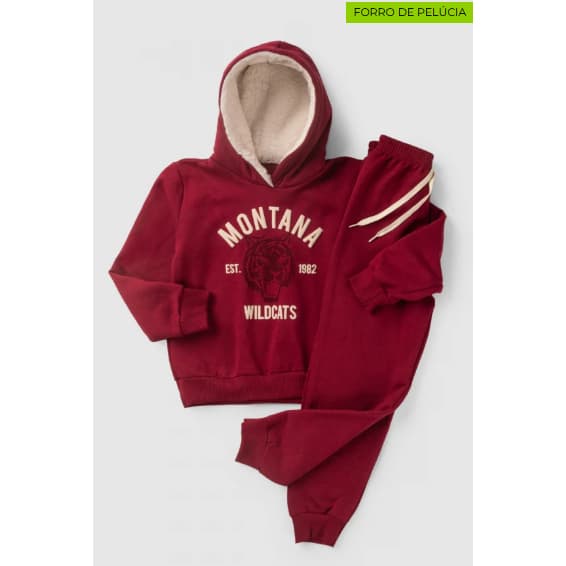 Conjunto Moletom Masculino Infantil 2 Peças Calça e Blusa Confortável e Estiloso!