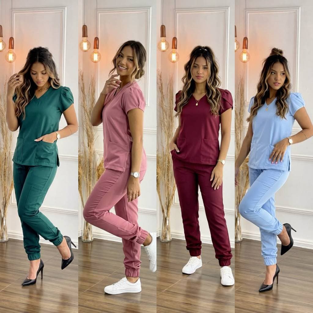 Conjunto Feminino Scrub Joguer Alfaiataria
