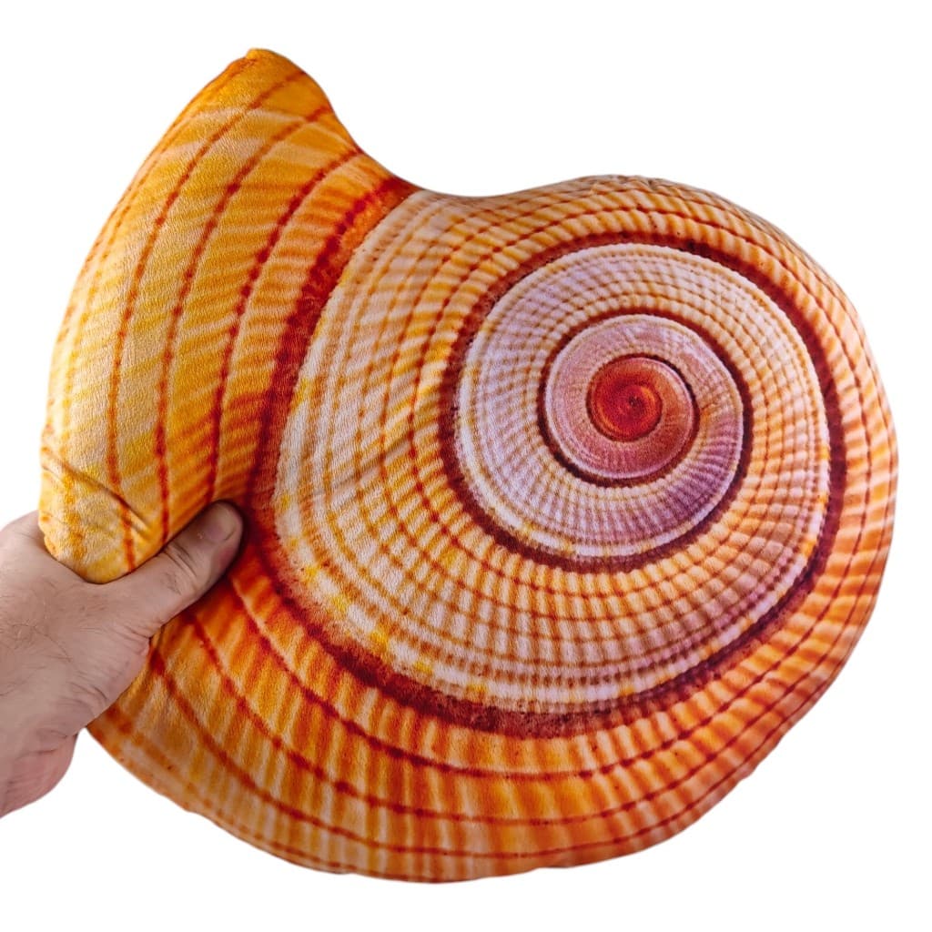 Almofada Conchas Frutos do Mar Estrela Vieira Mexilhao Ostra Caracol Realista Engraçada Macia