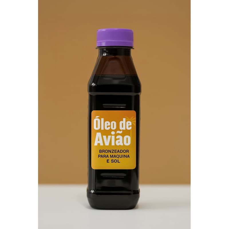 Óleo ativador bronzeador de avião 500ml